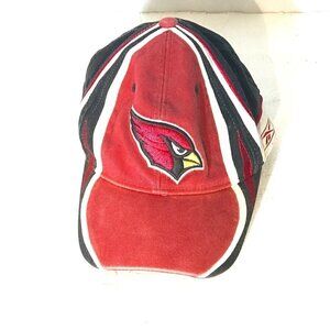 Reebok NFL Arizona Cardinals Football Red Black Adjustable Cap Hat